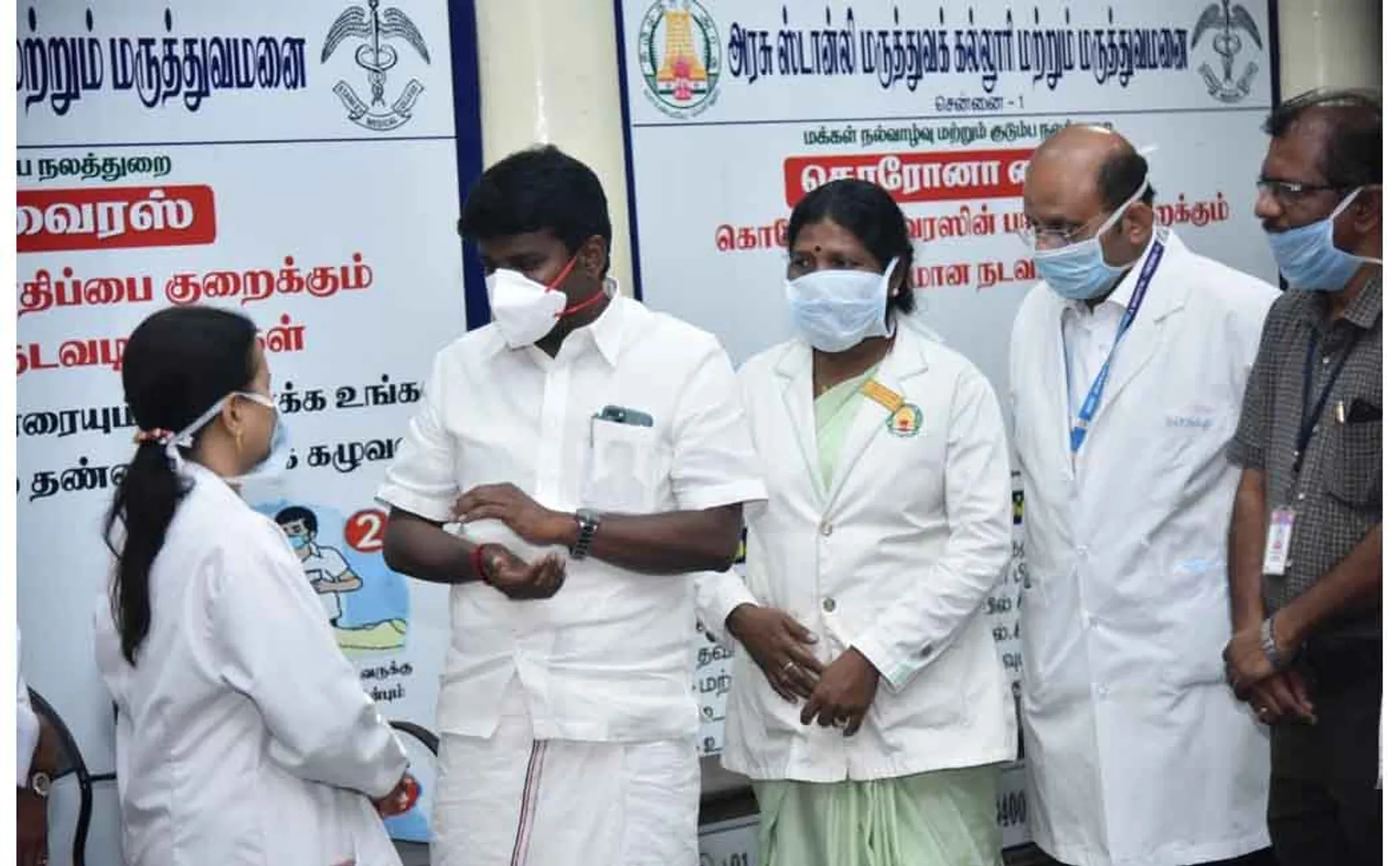 madurai corona testing centre minister vijaya baskar tweet 